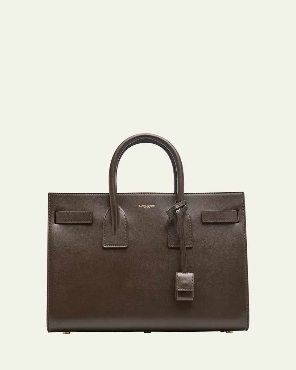 Sac De Jour Small Top-Handle Bag in Smooth Leather